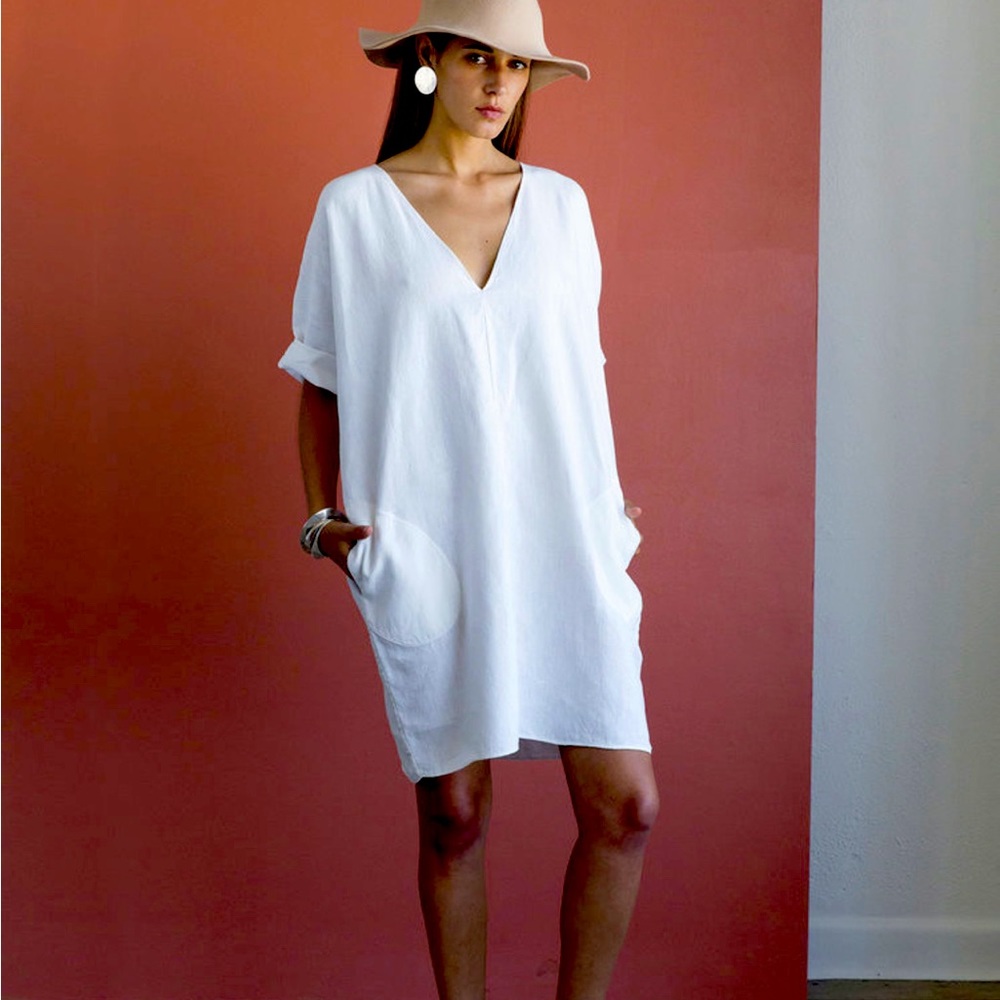 Rachel Craven Short V neck Caftan. Worn twice, perfect condition.